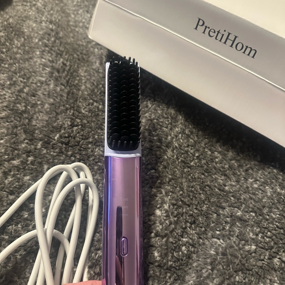 New PretiHom Hair Straightening Brush